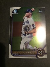 2022 Bowman Draft Steven Zobac 1st Bowman Chrome Kansas City Royals m