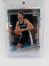 2023-24 Donruss Optic Rated Rookie Checkerboard Prizm Victor Wembanyama.