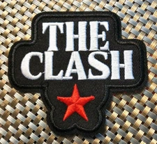 The Clash (band) Embroidered Patch Iron-On Sew-On  US shipping Joe Strummer