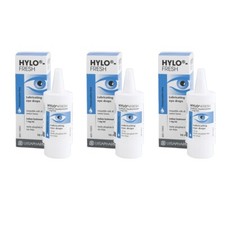 3x HYLO FRESH Lubricating Eye Drops 10mL Preservative Free