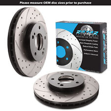 COPPIA DISCHI FRENO SCANALATI ANTERIORI FORATI 280mm per nissan 200sx s14 300zx z32