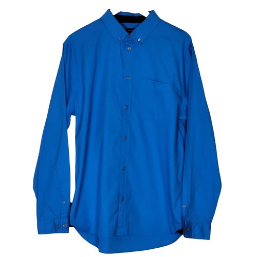 MARC JACOBS Long Sleeve Shirt, XS, Cotton, Blue Stripe, M4008112