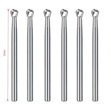 Dental Surgical FGOS Tungsten Carbide Burs Drills Round 25mm FGXL 8 High Speed