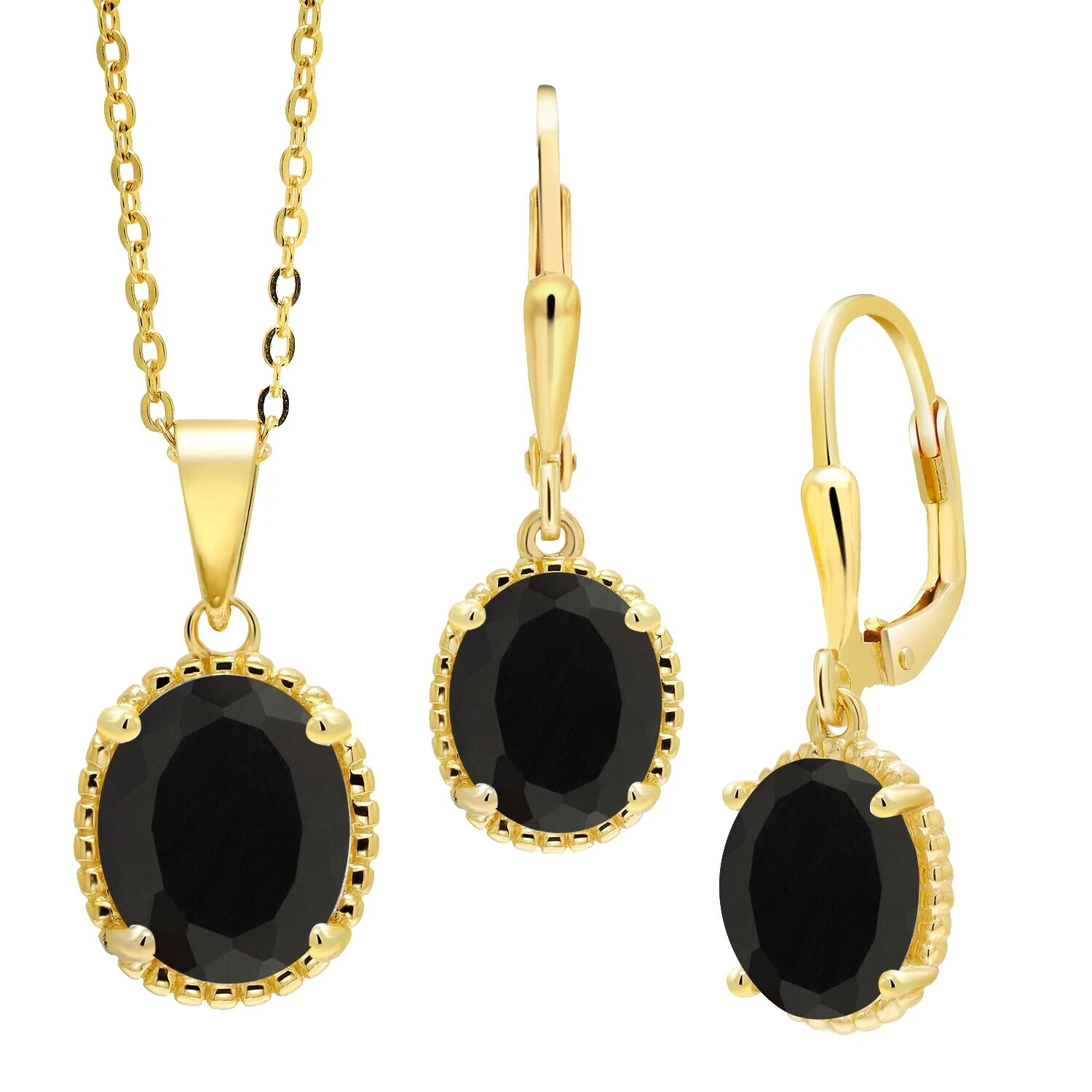 Наборы модных украшений Black Onyx