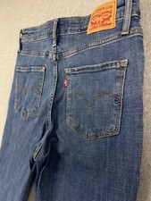 Levi's 721 Women's Size 28 w28 Blue Denim Red Tab High Rise Skinny Jeans