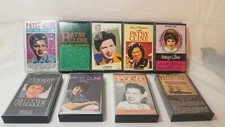 Lot Of 9 Patsy Cline Country Cassette Tapes With Cases 