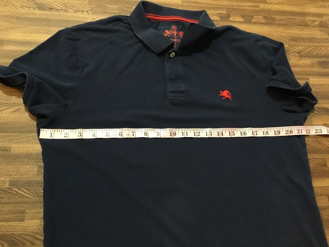 Express Men's Fitted Polo Shirt Blue Short Sleeve 100 Express Men's Fitted Polo Shirt Blue Short Sleeve 100