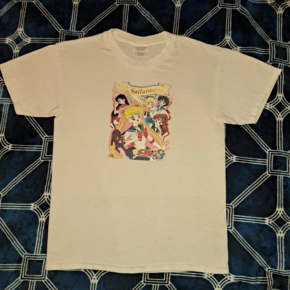 Винтажная футболка Sailor Moon японская версия 90-е размер S аниме японская  - Изображение 3 из 4