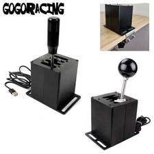 USB PC H Gear Shifter 7+R Sim Racing Game For Logitech G29 G27 G25 Thrustmaster