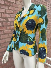 MOSCHINO blazer jacket Vintage 90s Y2K Floral...
