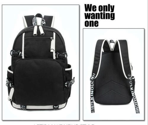 Neu Anime Rucksack Kinder Schultasche Männer Reise Laptoptasche mit USB Aufladung - Bild 6 von 16