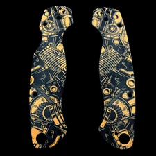 Spyderco Paramilitary 2 Scales ~ Authentic Black G-10 USA Horsepower pttn C81GP2