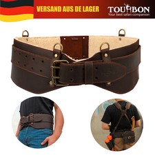 TOURBON Ledergürtel für robuste Holzfäller...