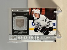 2021-22 Upper Deck Rookie Retrospective #RR3 Mikey Anderson - NHL Hockey Card