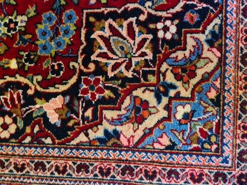 Handgeknüpfter Perser Keshan Orientteppich 220x133cm - Bild 20 von 24