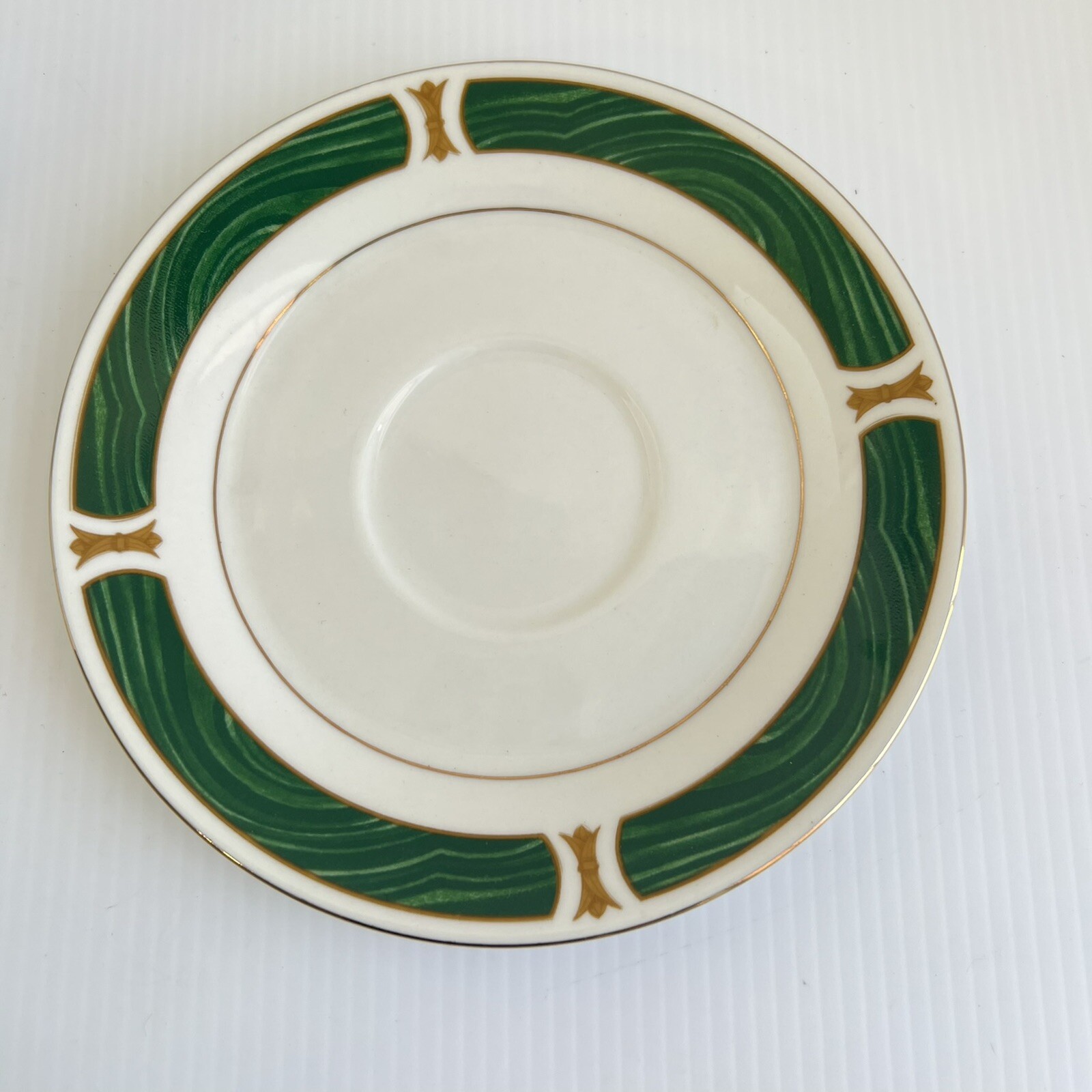 Majesty Fine China Cup And Saucer MALACHITE 8420 Gold Rim eBay