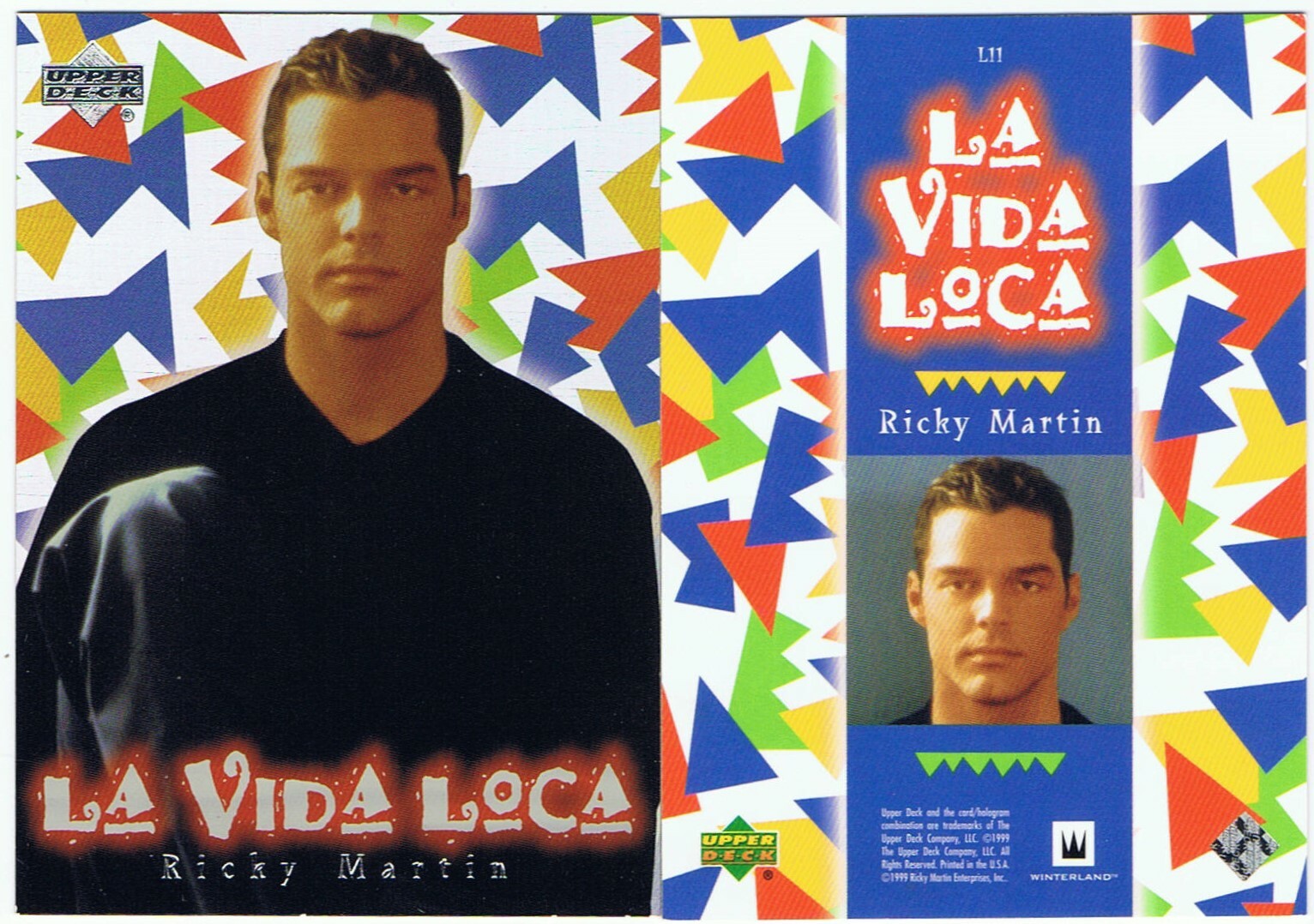Ricky Martin La Vida Loca by Upper Deck/Winterland in 1999. Inserts + Discounts. - Picture 21 of 24