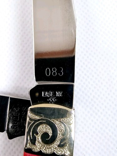 Case XX Razor Trapper Knife R6254 RAZ SS Engraved Bolsters Limited Edition #83 - Picture 4 of 24