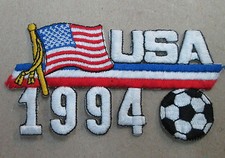 USA COLLECTABLE RARE VINTAGE PATCH EMBROIDED 1994 OLYMPIC SOCCER WORLD CUP
