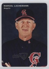 1996 Mother's Cookies California Angels Stadium Giveaway Marcel Lachemann #1 0q3