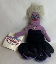 The Disney Store Ursula 5-1/2  Mini Bean Bag-Tags Attached