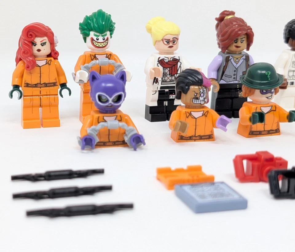 Lego Batman Arkham Asylum 70912 Minifiguras DC Super Hero Lote Dr. Harleen Joker Foto 2 de 4