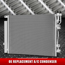 For 15-19 Hyundai Sonata Turbo OE Style Aluminum Front A/C Condenser Assembly