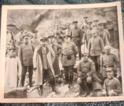 Fotokarte Wk1 Hindenburg mit Generaloberst von Eichhorn
