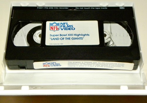 NFL FILMS VIDEO (VHS) ~ Highlights of SUPER BOWL XXI "Land of The Giants" - Picture 4 of 4
