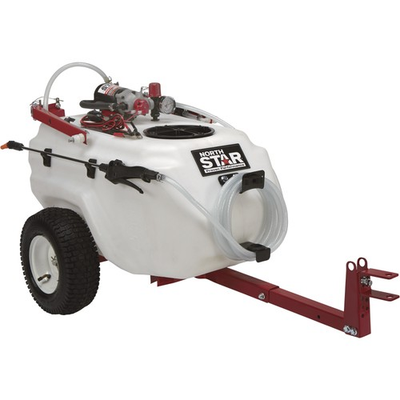 #ad NorthStar Tow Behind Trailer Boom Broadcast Spot Sprayer 21 Gallon Capacity $349.99