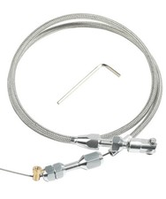 36" Throttle Cable Kit,Car Braided Throttle Cable,LS Swap Steel Braided Throt...