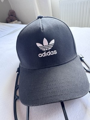ADIDAS Baseball Cap Herren ONE SIZE schwarz gesticktes Logo verstellbar