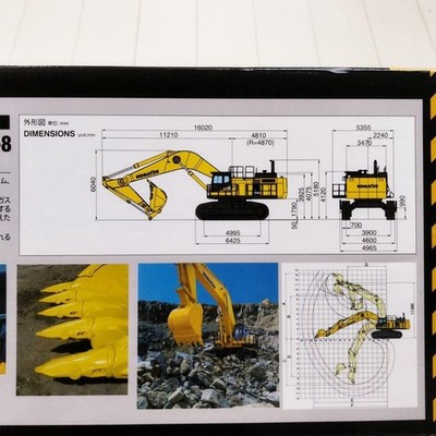 Kyosho Hydraulic Excavator KOMATSU PC1250-8 1/50 Scale