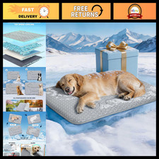 Large Cooling Mat for Dogs - Instant Chill Pet Pad for Indoor Outdoor Use