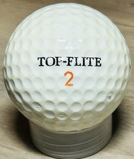 Vintage C Spalding Top-Flite 2 Golf Ball With TPF  C Logo 013 