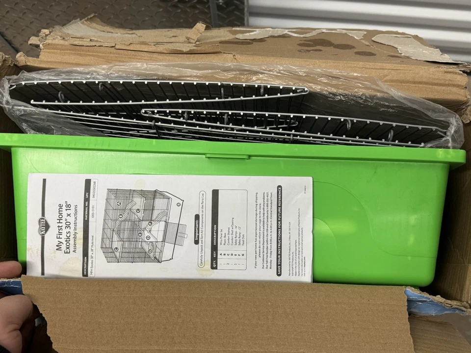 Kaytee My First Home Hábitat Exótico Multinivel para Mascotas Chinchillas, Ratas, D... Foto 2 de 2