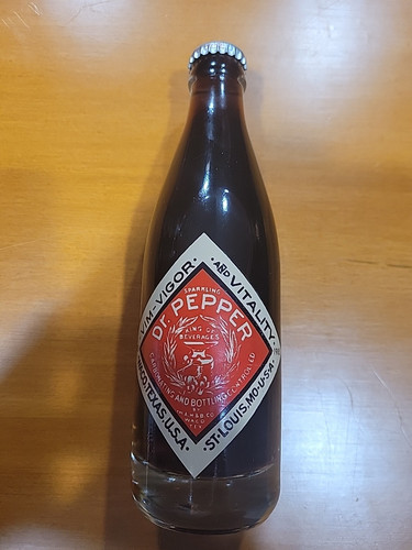Dr. Pepper Vim Vigor and Vitality 1885-1985 Sealed Bottle Cool Thieves Message - Picture 1 of 6