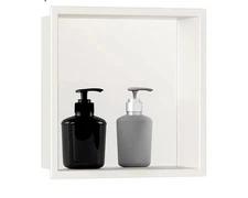 Shower Niche, Stainless Steel Shower Niche 12" X 12" No Tile Needed, Recessed...