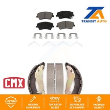 Front Rear Ceramic Brake Pads And Drum Shoes Kit For Hyundai Elantra KCN-100393