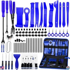 248pcs Trim Removal Tool Kit, Pry Tools, Fasteners Remover, Car Clips Set