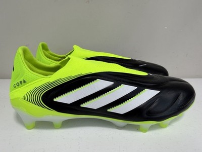 SIZE 11.5 MENS ADIDAS COPA PURE lll ELITE LACELESS FG CLEATS JH6302 BLACK/GREEN