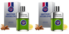 Dana British Sterling After Shave Splash 3.8oz For Men 2 Pack 
