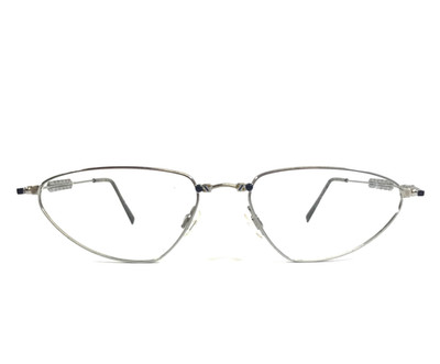 Italian Design Eyeglasses Frames MOD. 417C COL. C43 Silver MCM Modern 50-17-132