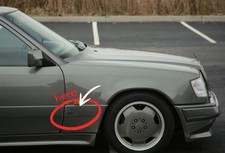 W124 AMG Sacco Emblem Logo Pre Merger AMG Mercedes-Benz 