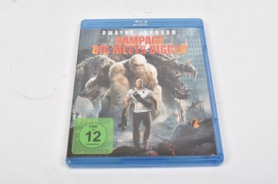 Rampage: Big Meets Bigger Blu-ray Dwayne Johnson Action FSK 12 Guter Zustand