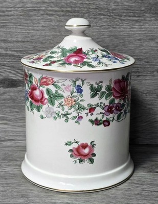 Vintage Crown Staffordshire Bone China Ingwer/Glas, tausend Blumen Muster