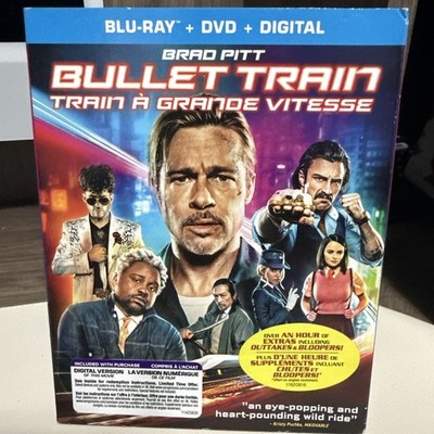 BULLET TRAIN (2022, Bluray + DVD) With Slipcover - Brad Pitt - Brand New