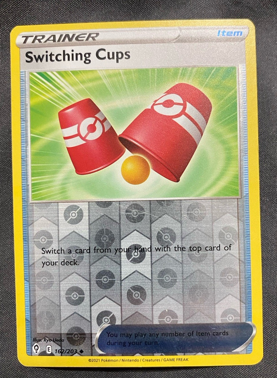 2021 Pokemon Evolving Skies Switching Cups 162/203 Reverse Holo Uncommon