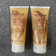 2x Sanctuary spa body scrub 200ml Gently Refining Everyday body  Scrub, New