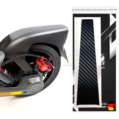 M2MEDIEN Schutzblech Aufkleber Carbon Optik passend für Segway Ninebot MAX G3 D E-Scooter